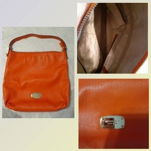 Orange shoulder bag from MK